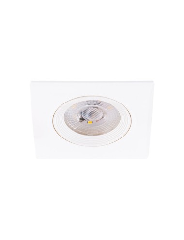 Downlight LED 7W 630Lm 6000ºK Tout droitngulaire Inclinable 40.000H [HO-DLPL-CUAD-7W-CW]